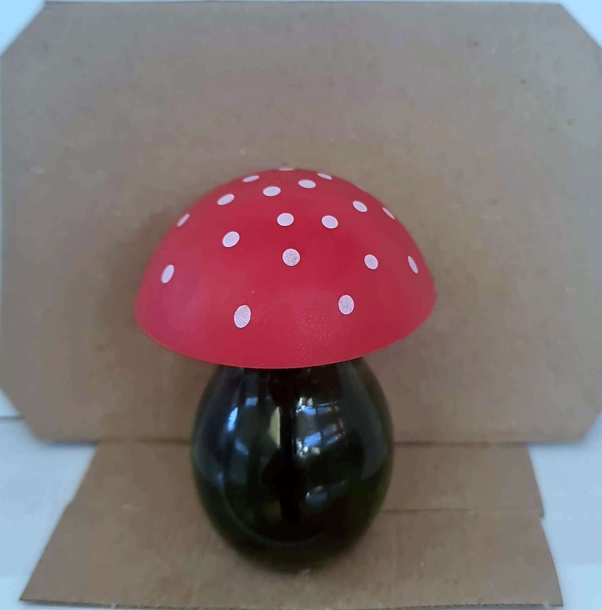 Mushroom Bottle no label flavour is Apricot Liqueur