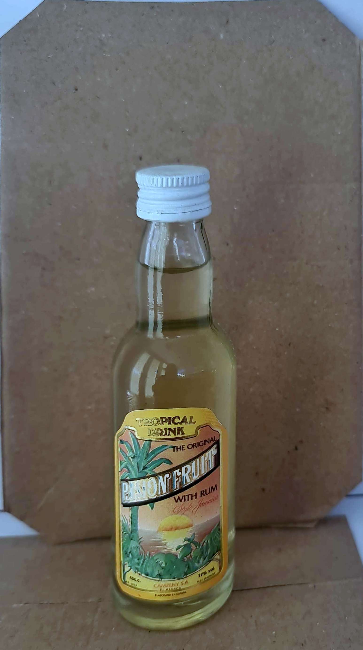 Tropical Drink the original Passion Fruit with Rum Style Jamaica